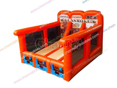 wild west inflatable shooting game