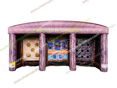 western theme carnival game 3 in 1