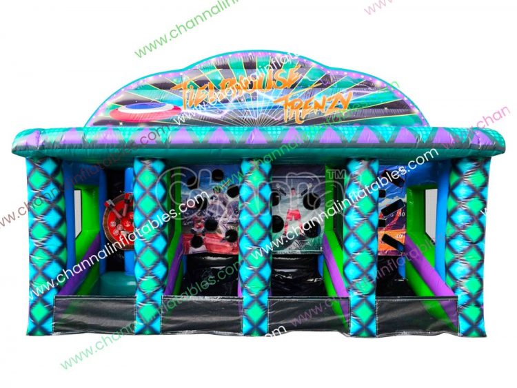 fieldhouse frenzy inflatable game