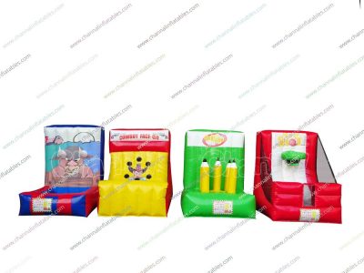 4-in-1 inflatable carnival game set