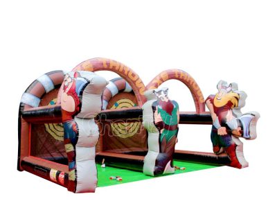 inflatable viking axe throw
