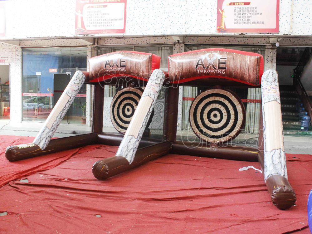 axe throwing inflatable