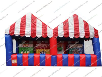 inflatable carnival game booth