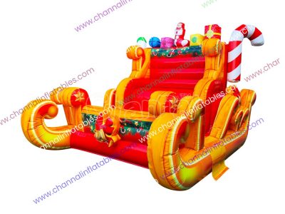 inflatable Santa's sleigh