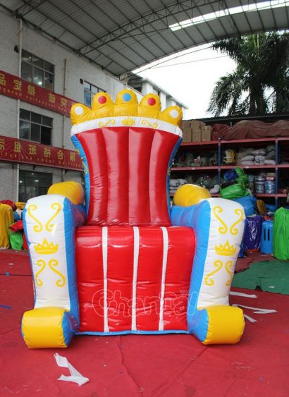 blow up king's throne for kids