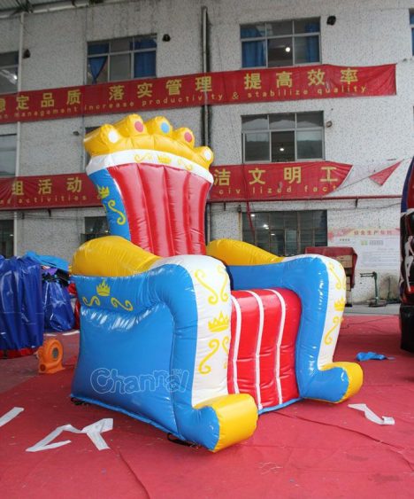 cheap inflatable king throne chair