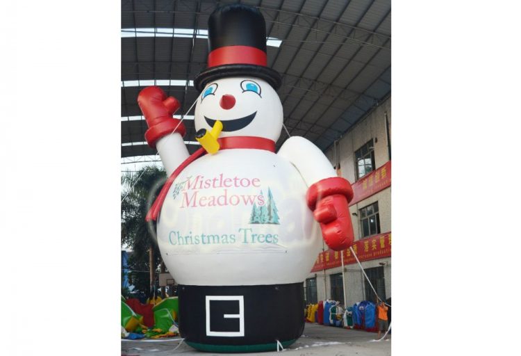 giant advertising inflatable snowman