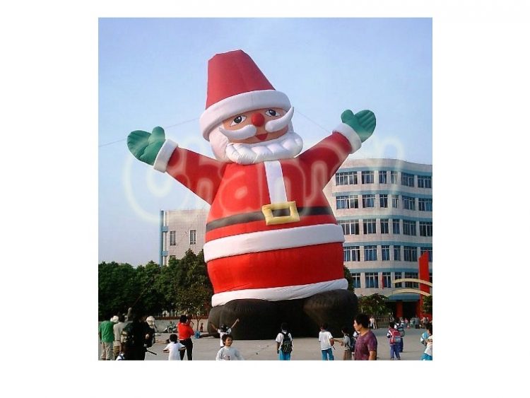 tall giant inflatable santa claus outdoor