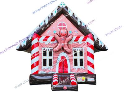 Gingerbread house bounce house
