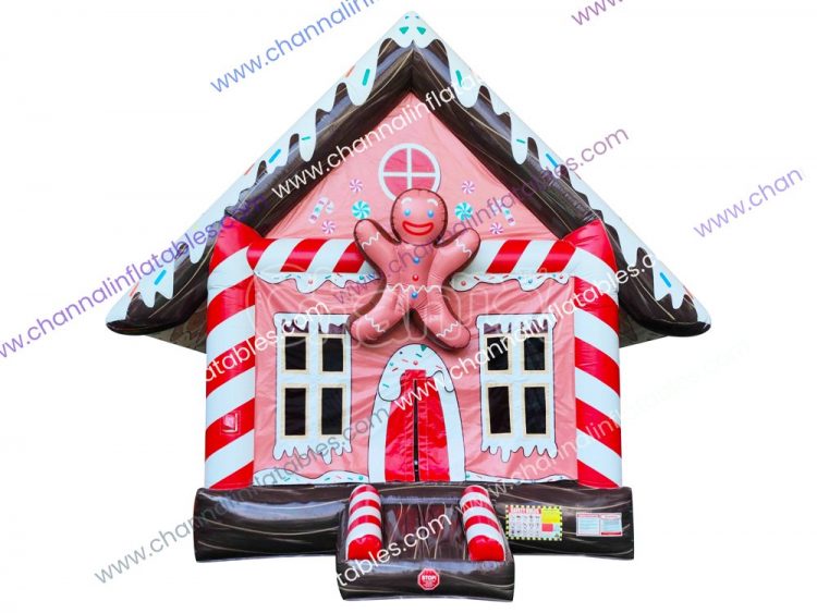 Gingerbread house bounce house