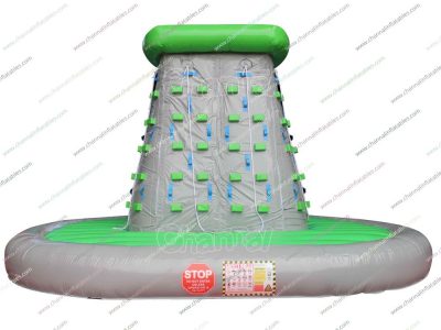 green climbing wall