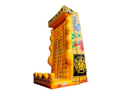 tall inflatable rock climbing wall