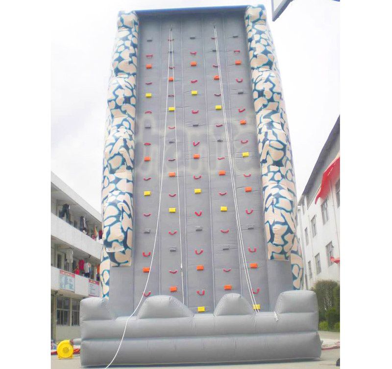 Tall Inflatable Rock Climbing Wall Channal Inflatables
