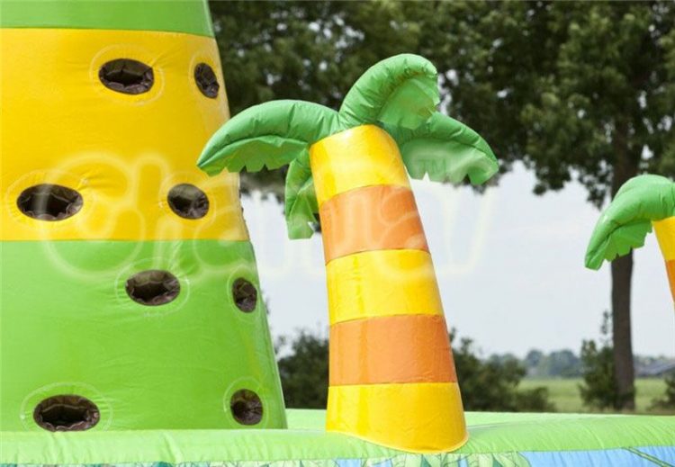Inflatable Jungle Monkey Climbing Wall Channal Inflatables