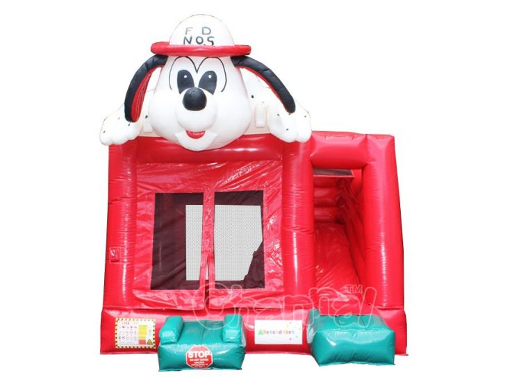 firehouse dog dalmatian inflatable combo for sale