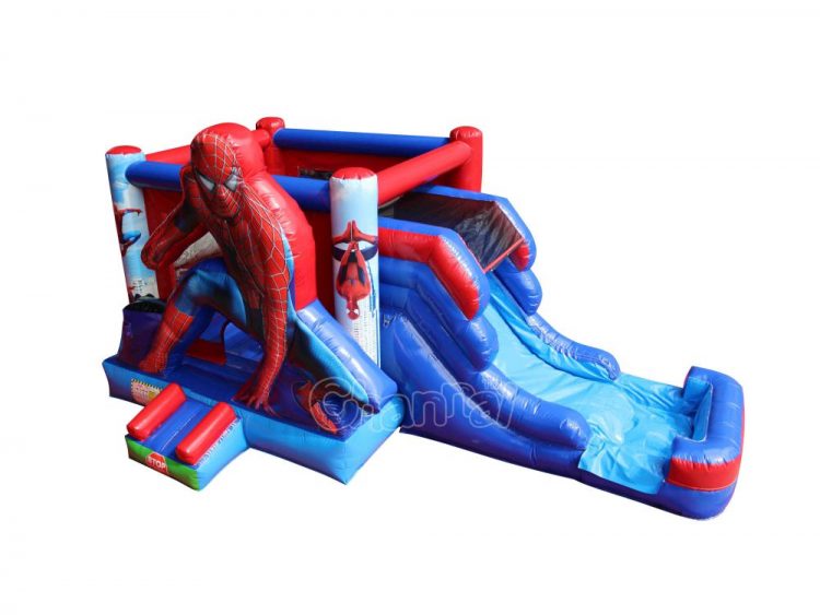 spiderman figure water bounce house for sale