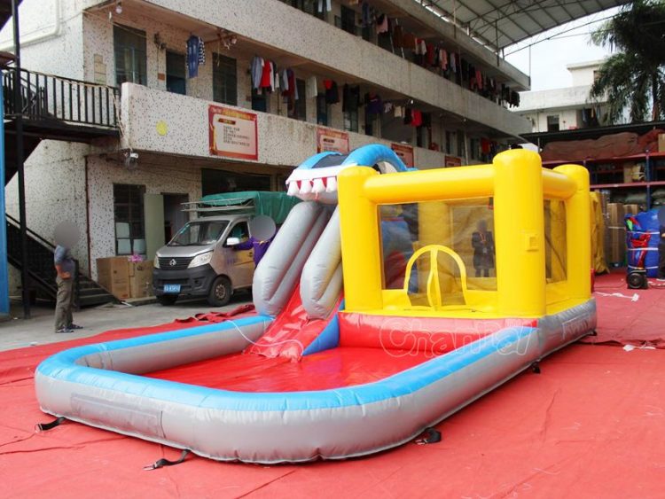 backyard water bounce house for small kids