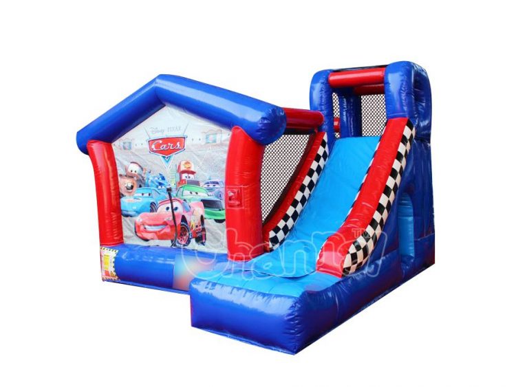 cars inflatable bouncer slide