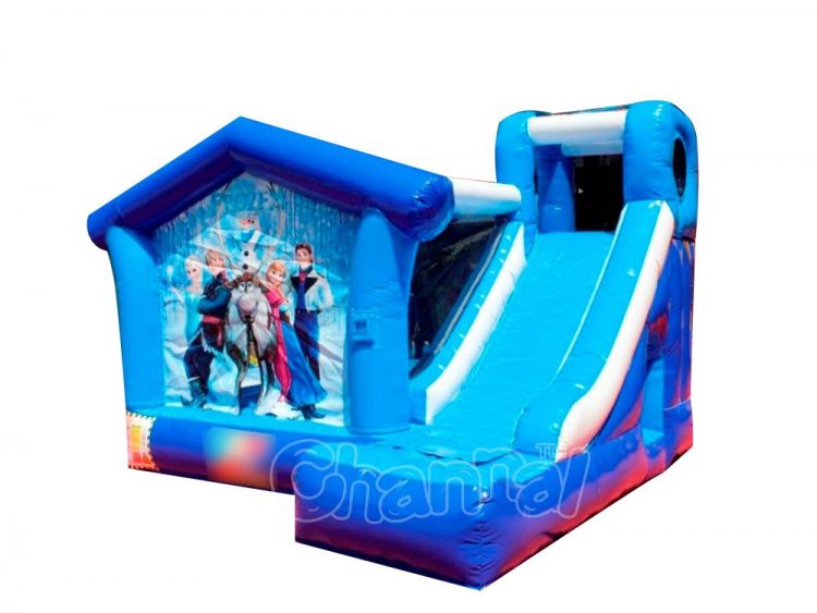 frozen inflatable bouncer slide