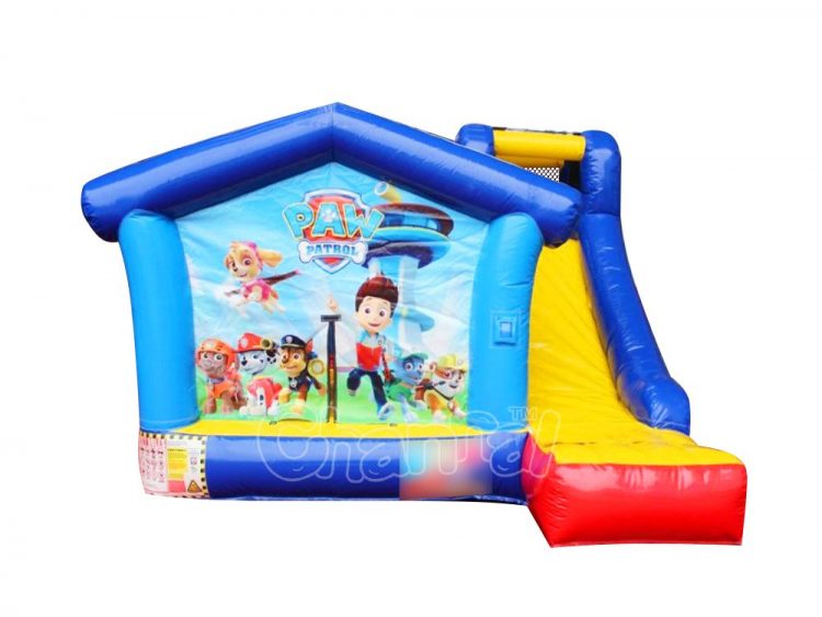 paw patrol inflatable bouncer slide