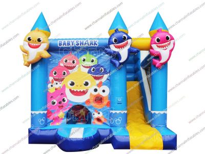 baby shark inflatable combo