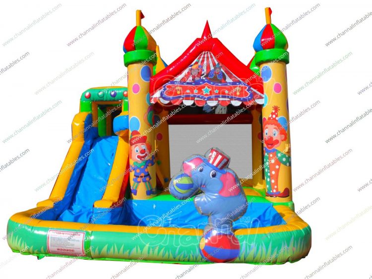 circus bounce slide pool