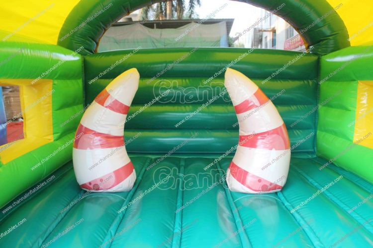 inflatable horns in bounce house