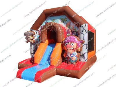 pirate theme small inflatable combo