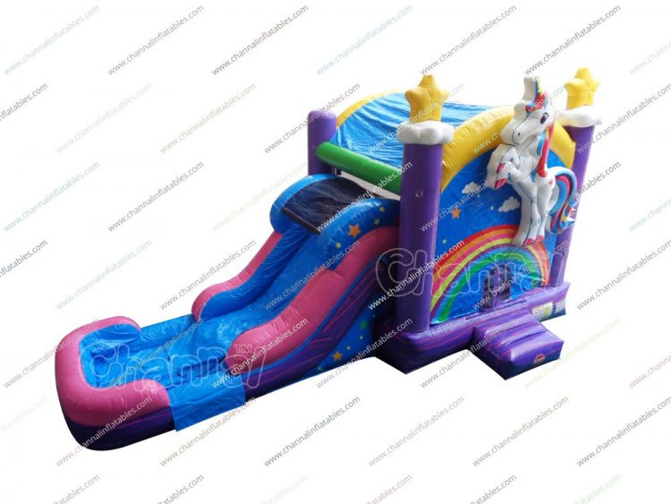 unicorn inflatable combo