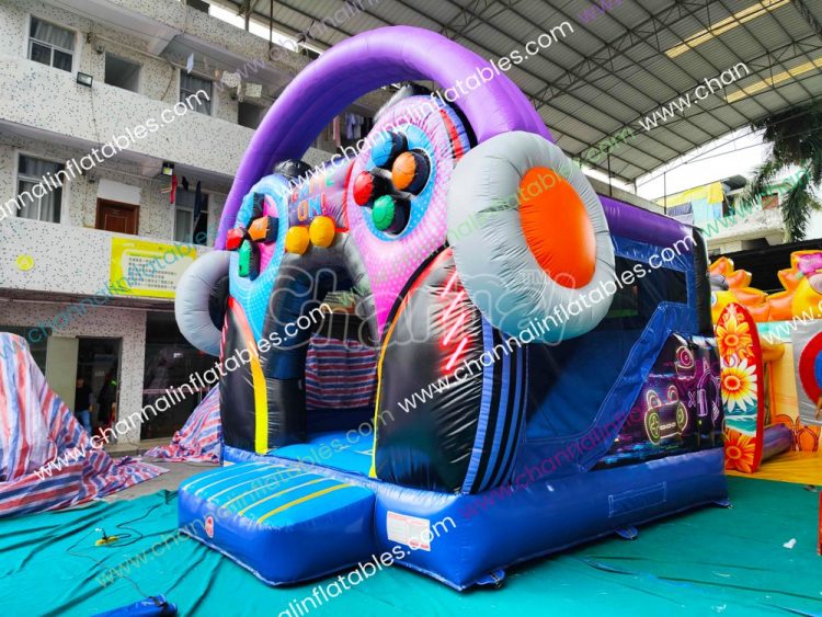gaming headphone and controller inflatable combo
