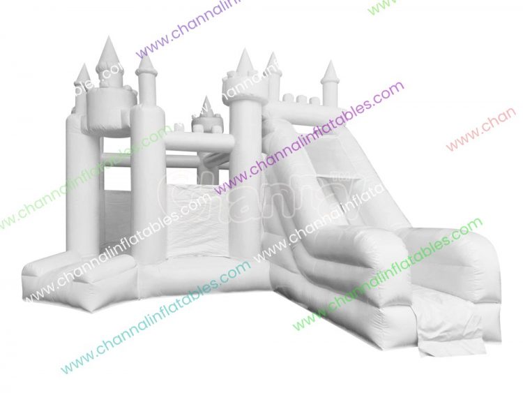 white wedding castle combo