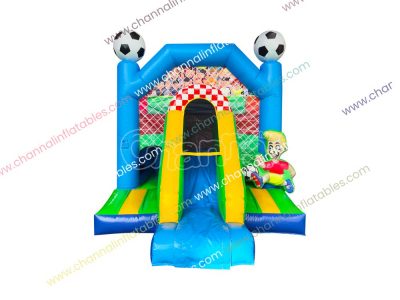 soccer game small inflatable combo