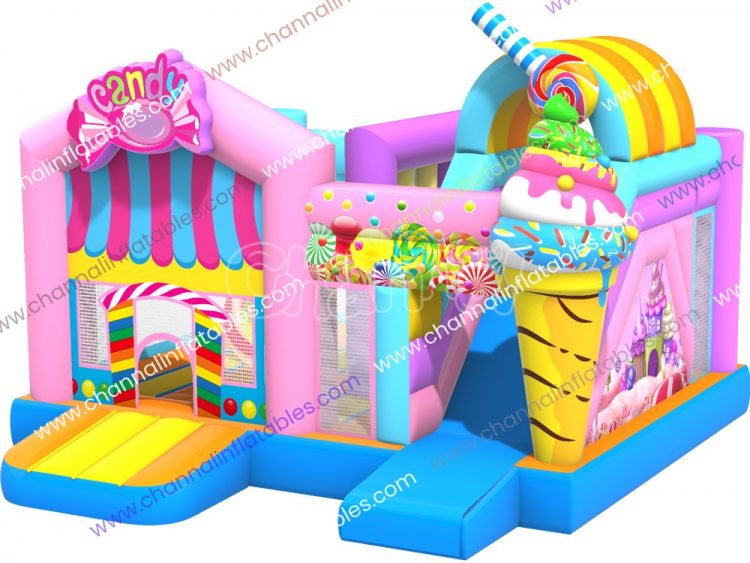 candy inflatable combo