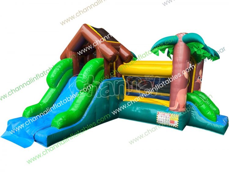 kangaroo theme small inflatable combo