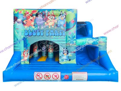 bluey inflatable combo