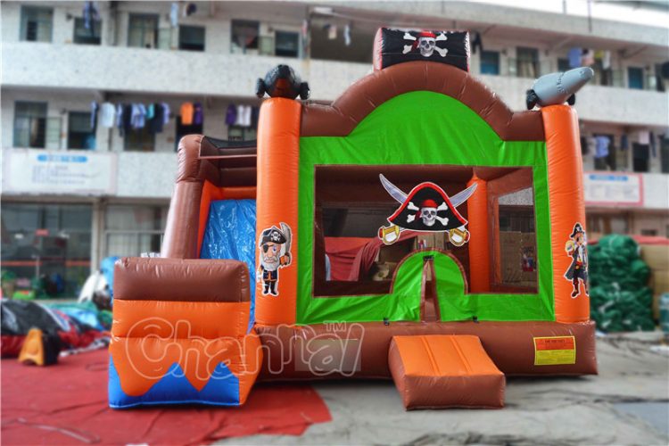 pirate ship inflatable combo
