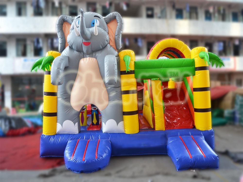 Elephant Inflatable Combo Channal Inflatables