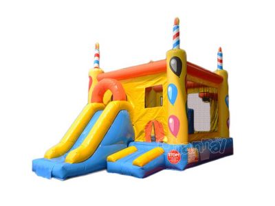 birthday theme inflatable combo