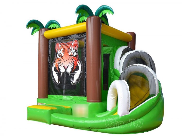 small forest tiger inflatable combo