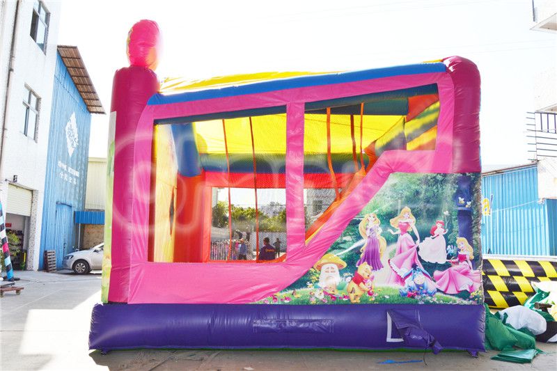 7 Disney Princesses Inflatable Combo Channal Inflatables