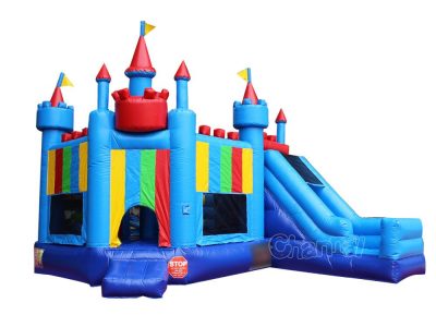 inflatable bouncy jumping slide castle
