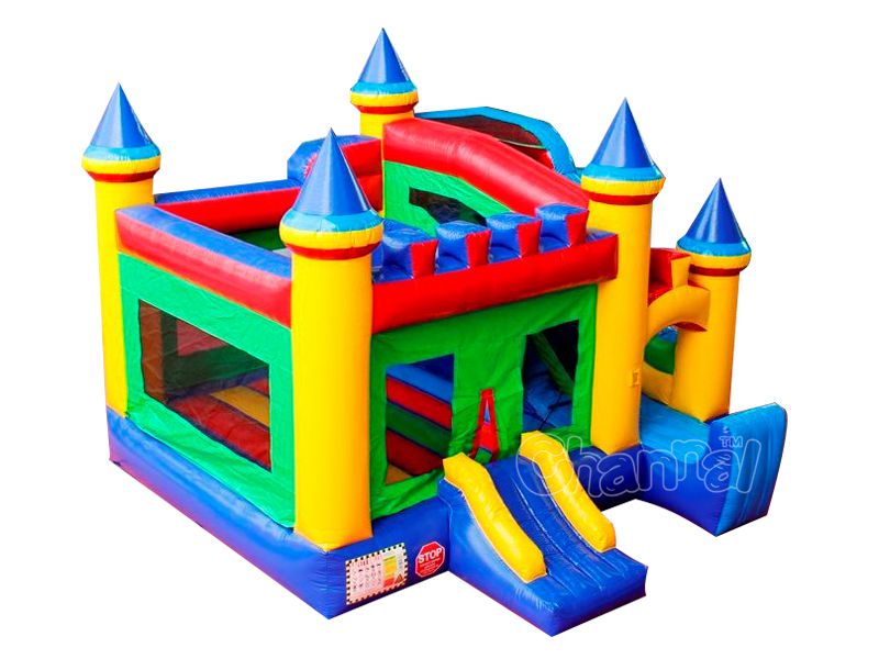 3 in 1 Combo Bounce House Channal Inflatables