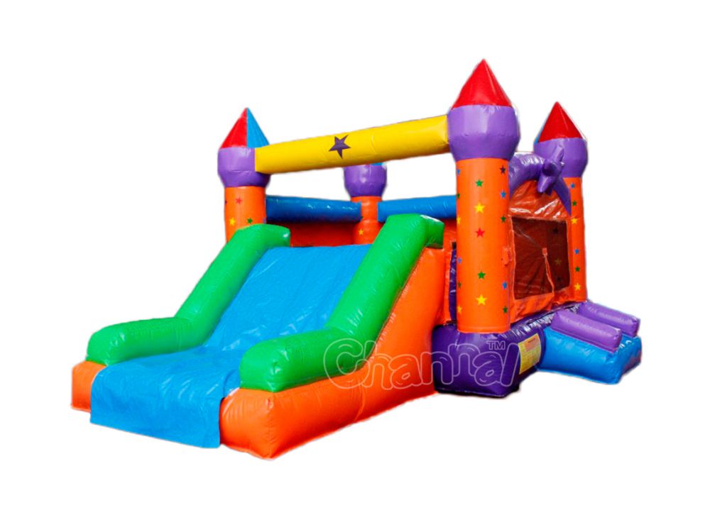 Colorful Stars Inflatable Combo - Channal Inflatables