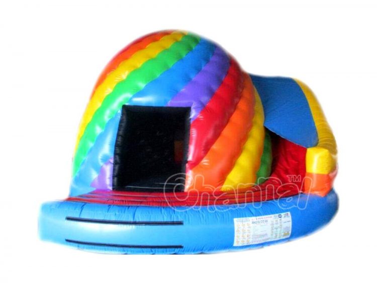 rainbow twister dome slide combo