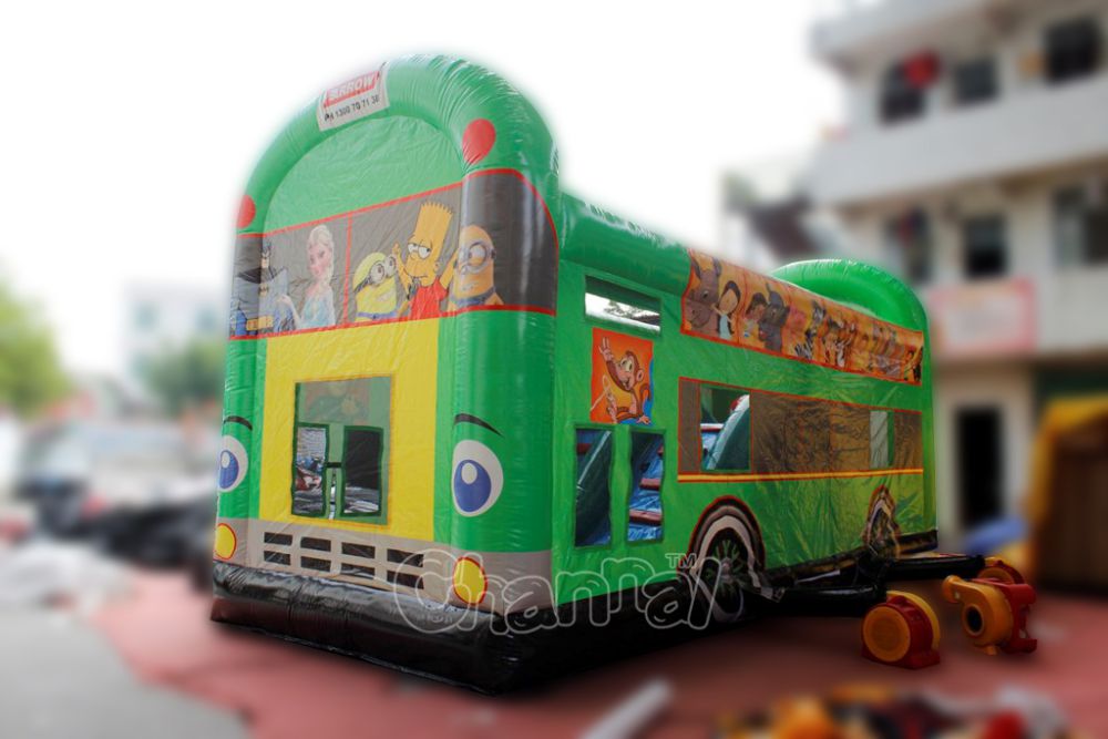 Wonder School Bus Inflatable Jumper - Channal Inflatables