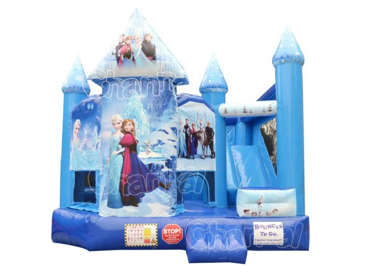frozen 5 in 1 combo bounce house for sale
