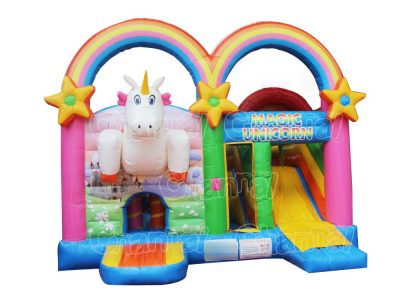 magic unicorn inflatable combo