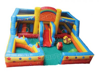 bounce house with ball pit