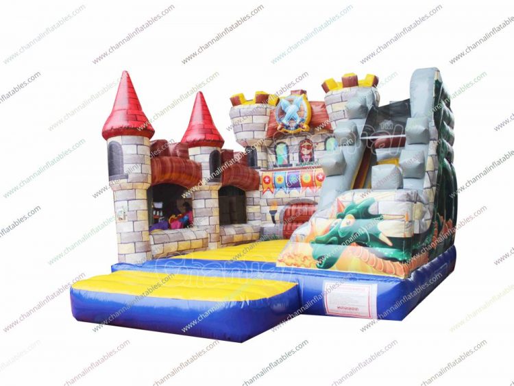 dragon knight inflatable castle combo