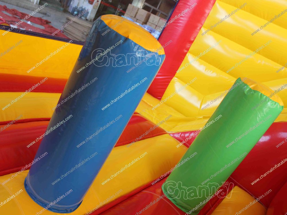 Emoji Bounce House Combo Channal Inflatables